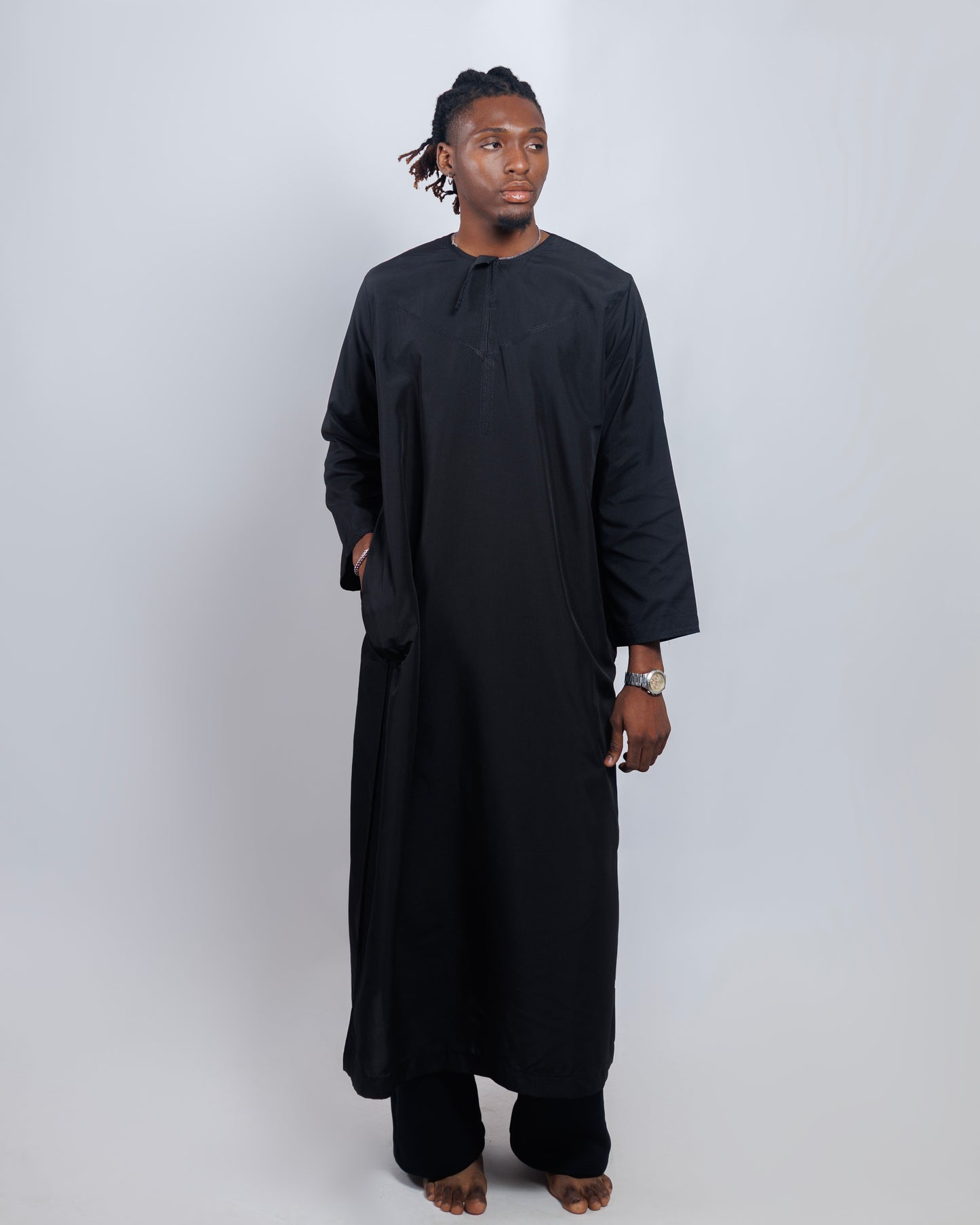 HZ Jalabiya in Black
