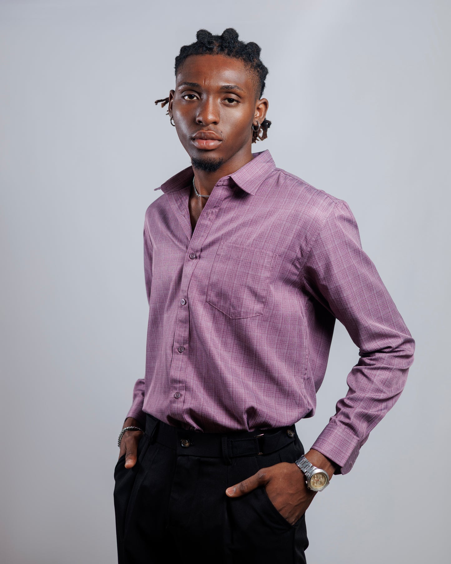 DNB Carlton Shirt in Wine