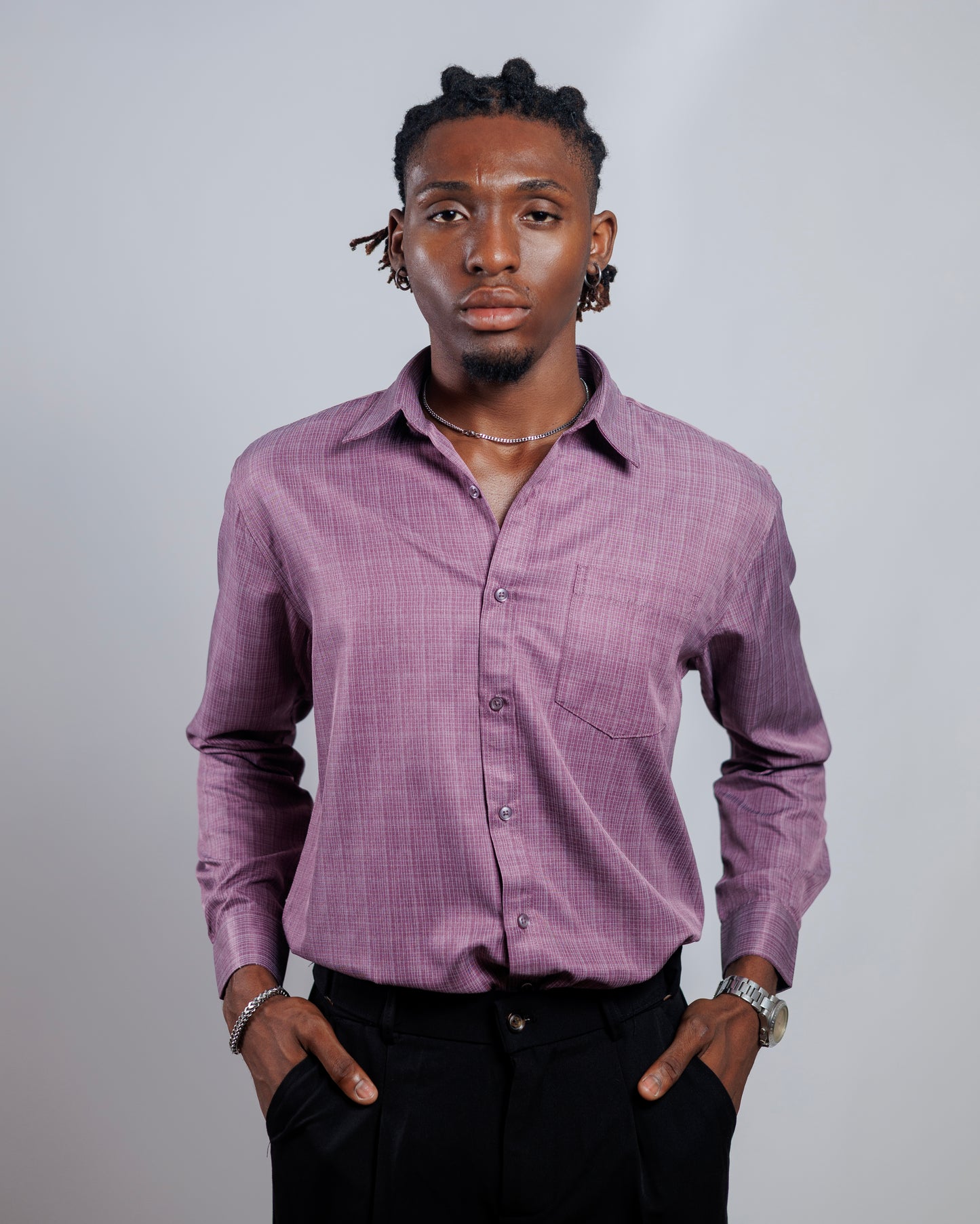 DNB Carlton Shirt in Wine