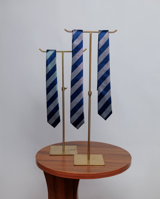 Ood Silk Tie in Oxford Stripe