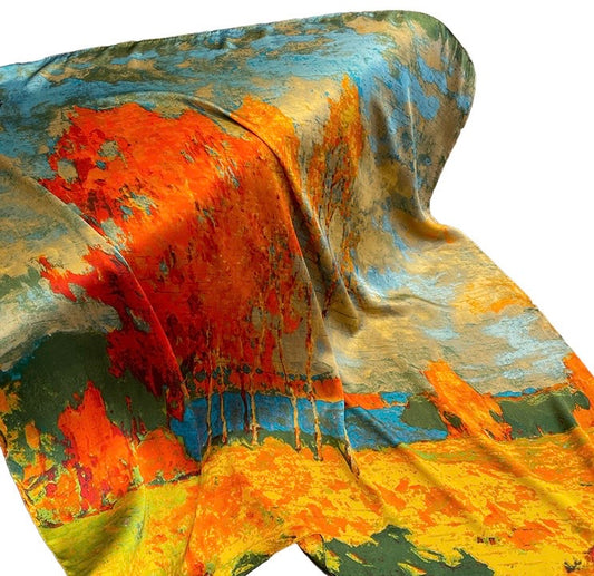 Hot Whisp Silk Scarf