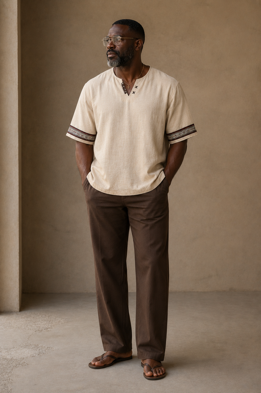 Ood Tribal Trim Shirt