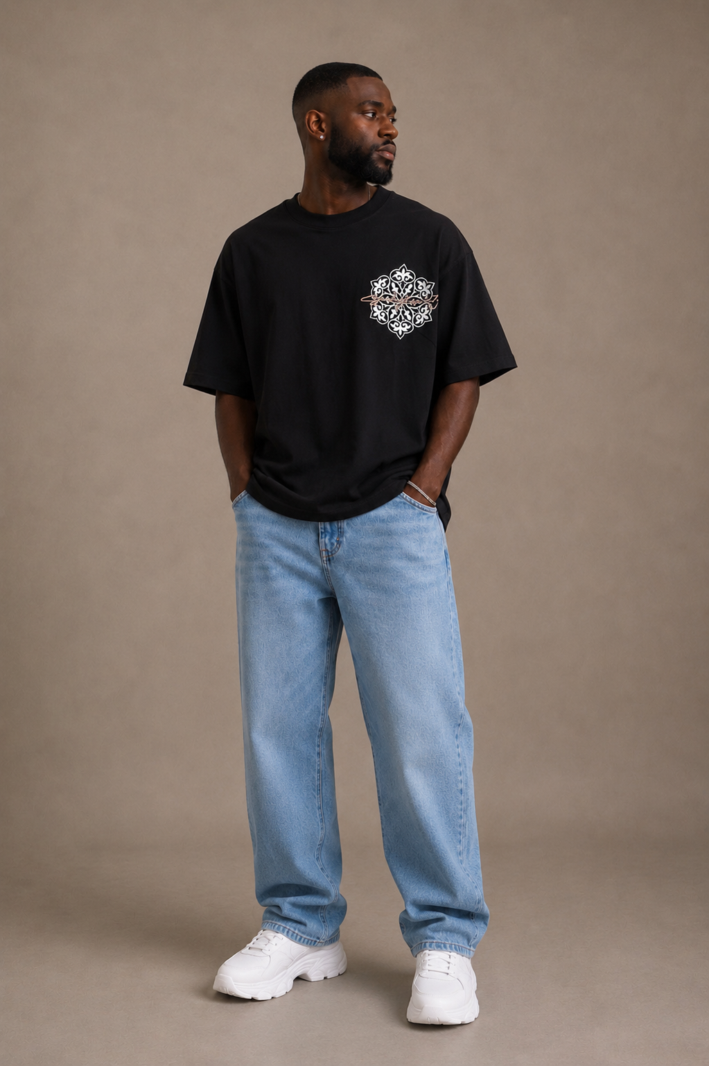 Jacey Jace Mosaic Oversized Tee