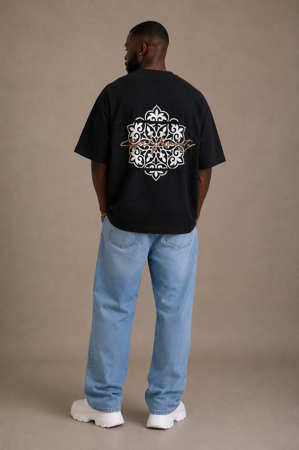 Jacey Jace Mosaic Oversized Tee