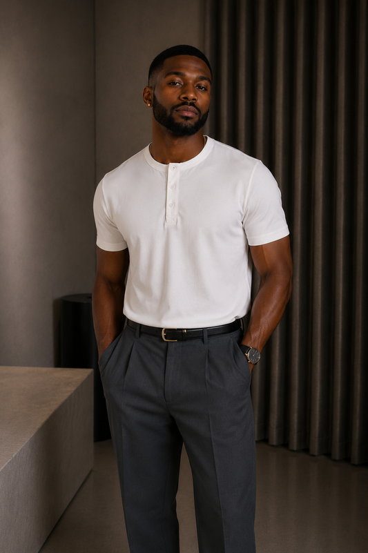 NGR Ribbed Henley Shirt