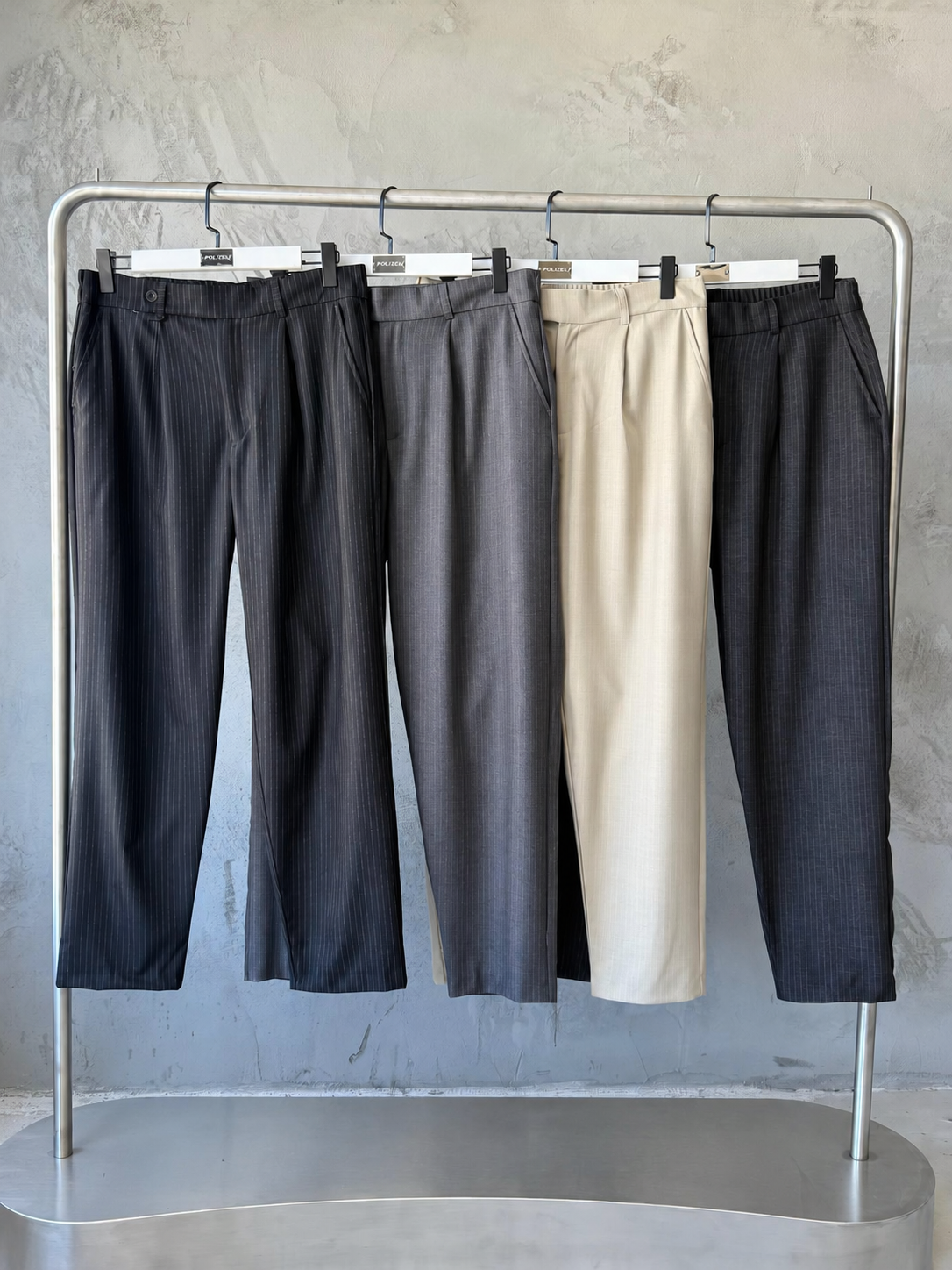 Ood Pinstripe Tailored Trousers