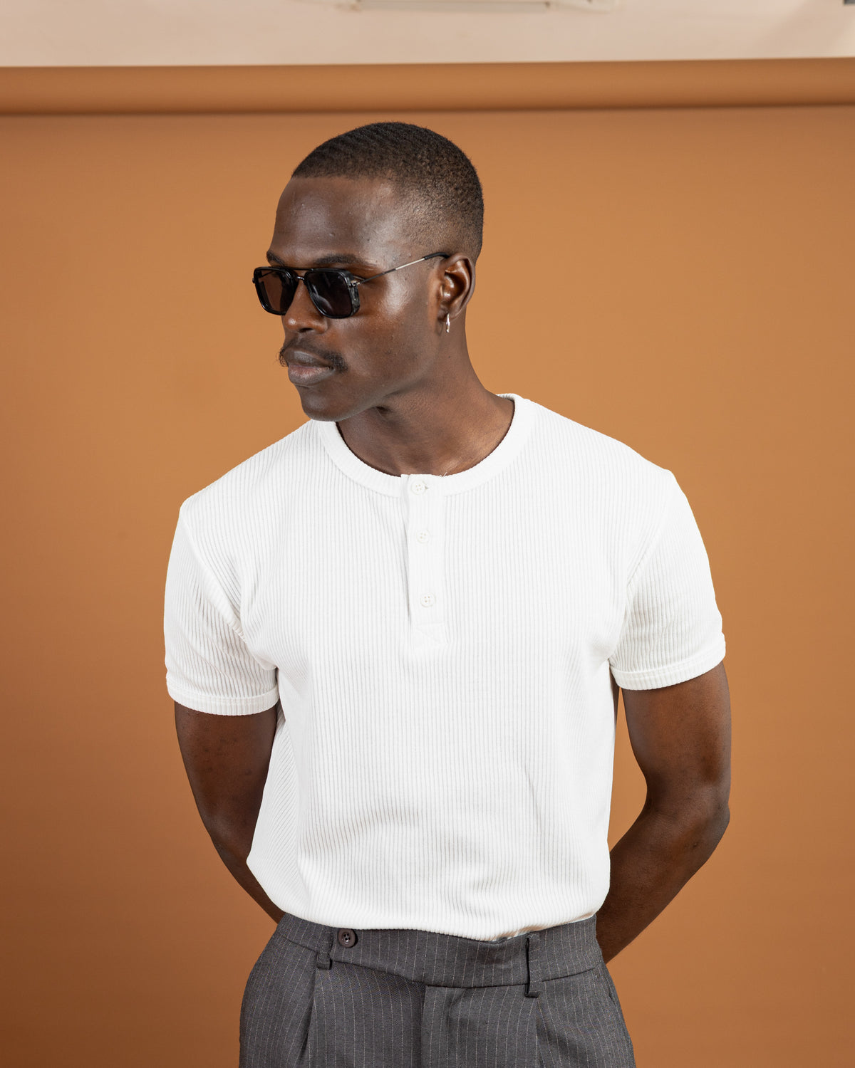 NGR Ribbed Henley Shirt