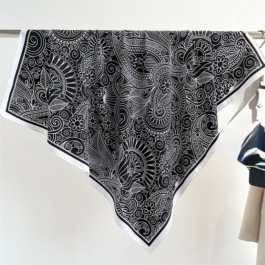 Midnight Atlas Silk Scarf