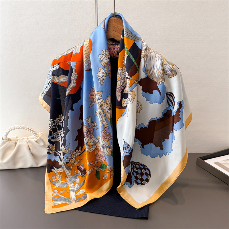 Santorini Edit III - Silk Scarf