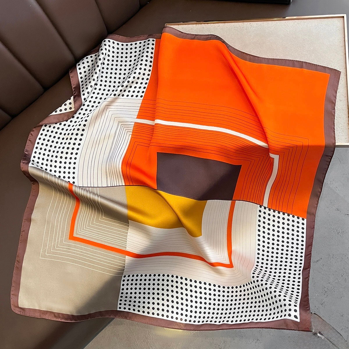 The Stripe Edit Mini Silk Scarf II